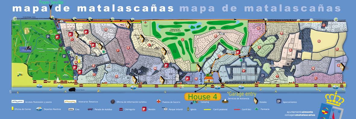 Matalascanas map